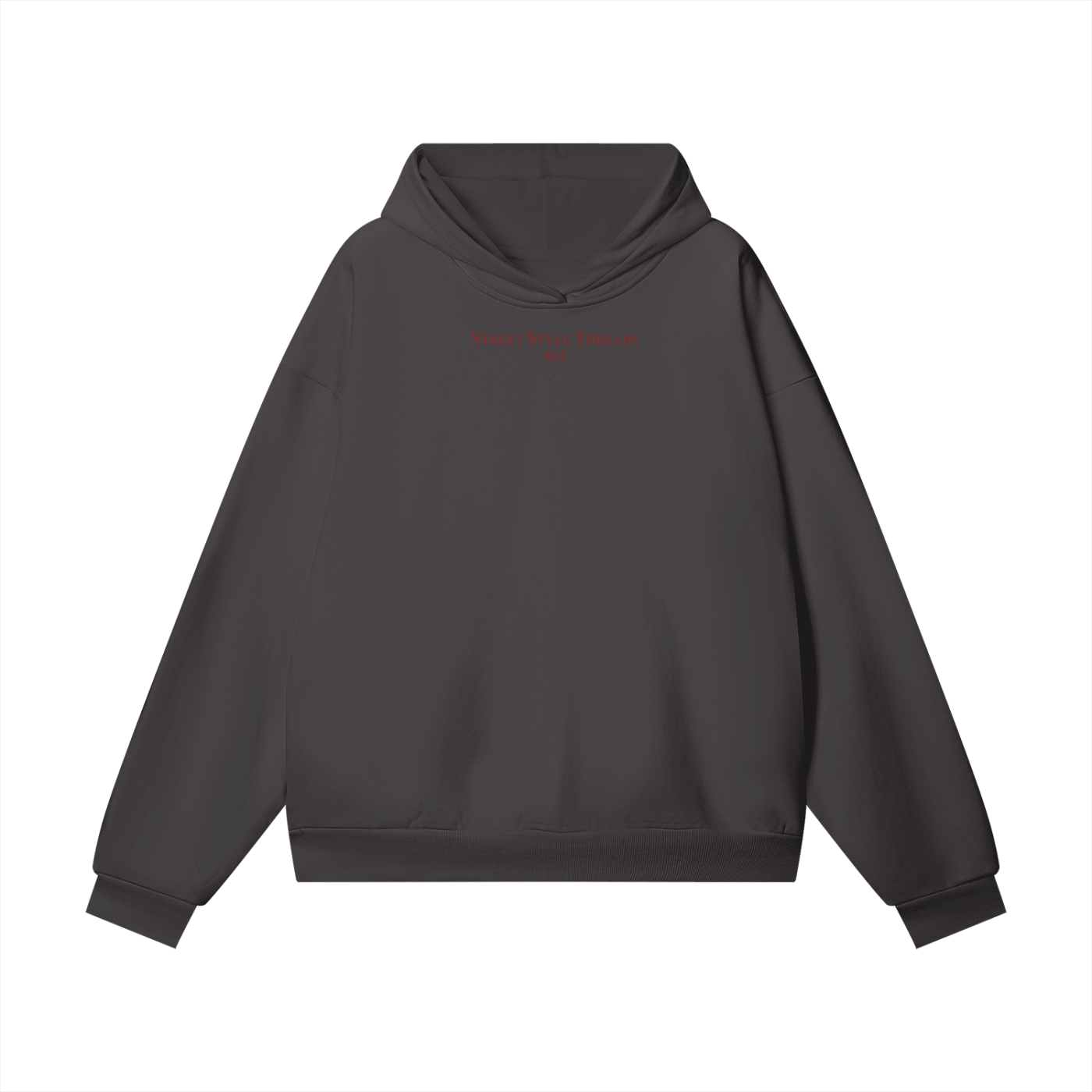 Corcoal 460 GSM oversized heavyweight hoodie, warm fleece streetwear with hidden pocket.